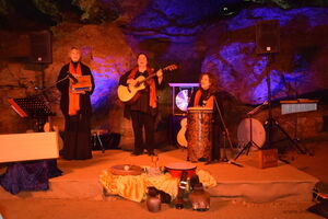 GIS-Trio in der Sophienhöhle